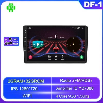 9 inch is suitable for 00-09 Audi A4 Android large screen radio player WiFi car navigation all-in-one machine (DVD Navigation) - android-navigation-wifi-version-132g-official-standard