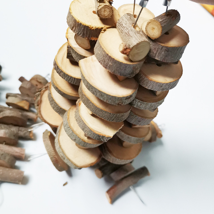 Amazon Apple Branch Molar String Bite String Totoro Hamster Golden Bear Molar Toy Rabbit Bite Apple Wood