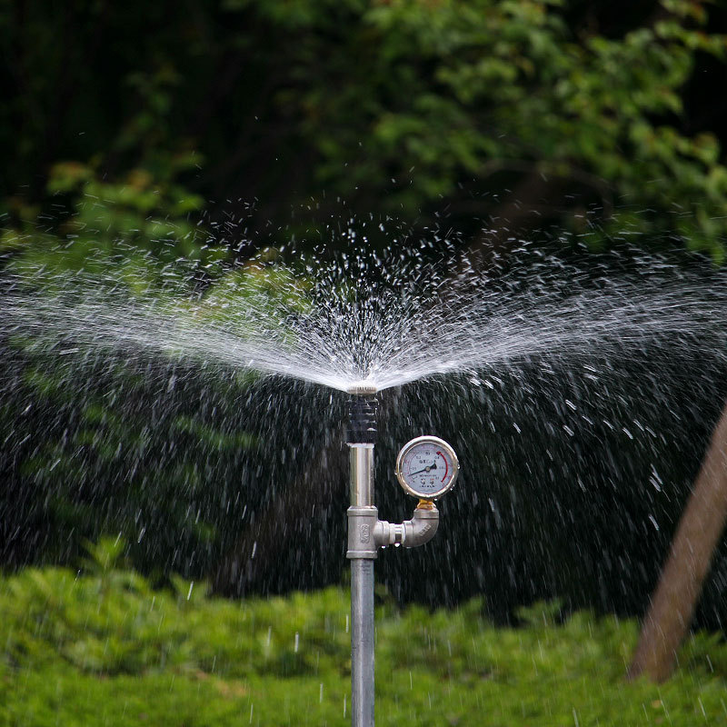 农业灌溉4分360度自动旋转喷头坪喷灌雾化降温洒水园艺喷水浇花