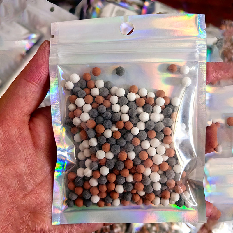 理疗贴穴位贴砭石球冷热敷矿物托玛琳球膏药贴肚脐贴砭颗粒