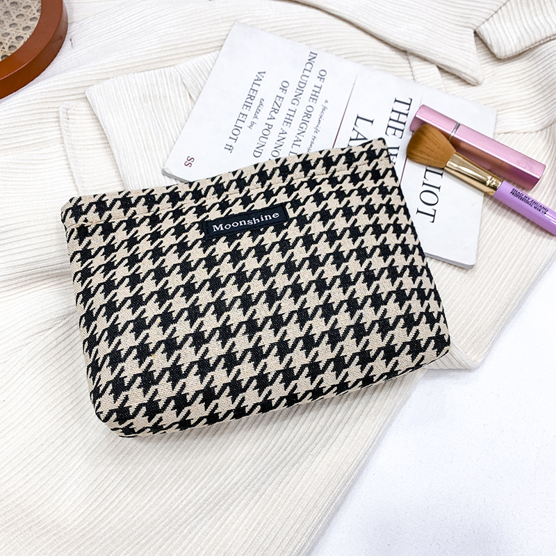 메이크업 가방 하운즈투스 블랙 옐로우