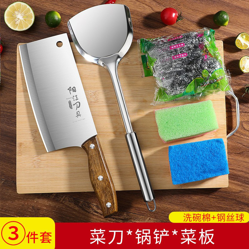 Cortar y cortar cuchillo de cocina antiguo cuchillo de corte de huesos de doble propósito cuchillo de corte de carne doméstico método de corte de carne frutas forjadas a mano Longquan