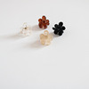 Sophisticated small crab pin, hairgrip, hairpins, bangs, flowered, simple and elegant design