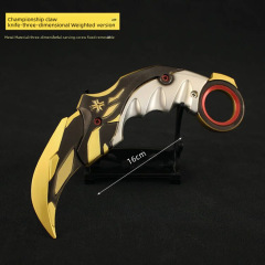 Valorent Periphery Valorant Large 2021 Claw Knife Toy Alloy Weapon Model Figurine 16cm 