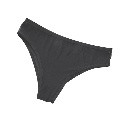 Women's T-shaped panty with mesh lace, sexy, invisible, breathable, comfortable, cotton gusset, low-rise lace panties, cross