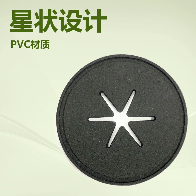 In-Stock Pet Poop Bags Pvc Soft Plastic Labels with Round Pattern and Cross-Shaped Bag Opening