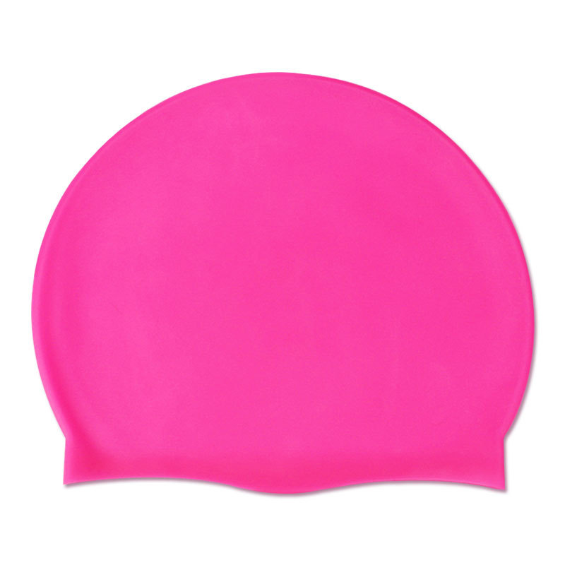 gorra de natación de silicona para adultos gorra de natación de color sólido fabricantes gorra de natación de color sólido al por mayor gorra de natación impermeable