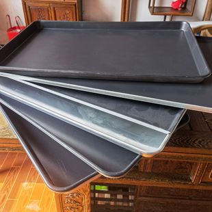 Teflon commercial aluminum-plated baking pan non-stick cake moon cake pastry rectangular baking pan oven baking pan dedicated
