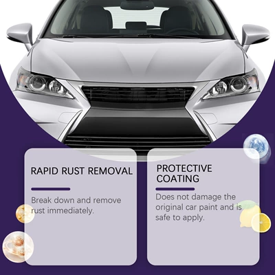 Cleaning/curing agent Rust Remover Car Paint