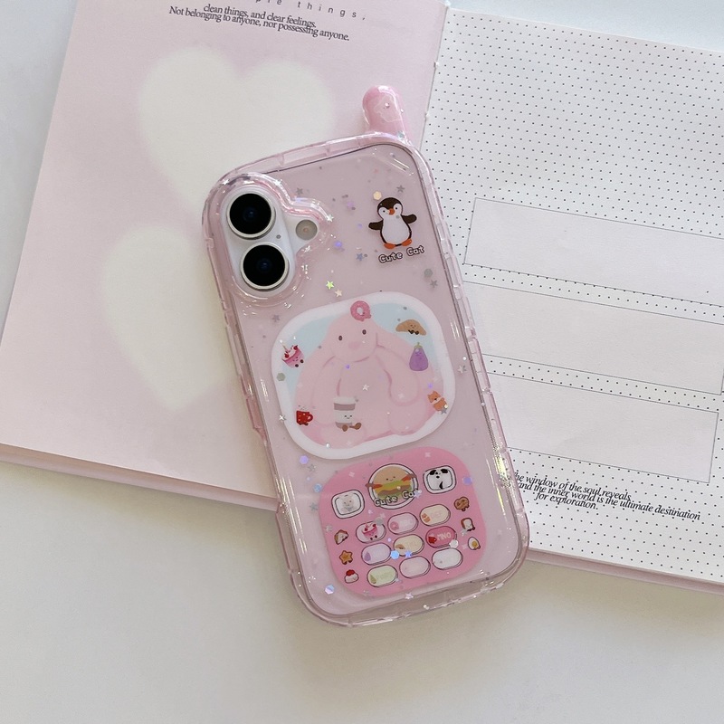 大哥大甜品兔子企鹅适用iPhone17苹果16ProMax手机壳15少女心新款|undefined