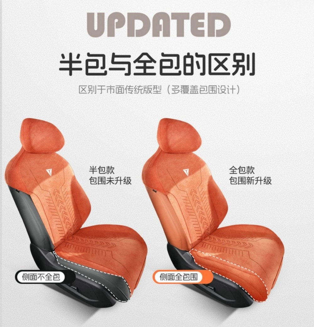 Changan Deep Blue S05 Special Car Seat Cushion Rams Seat Cover Semi-Enclosed Saddle Pad Universal Seat Cover for All Seasons