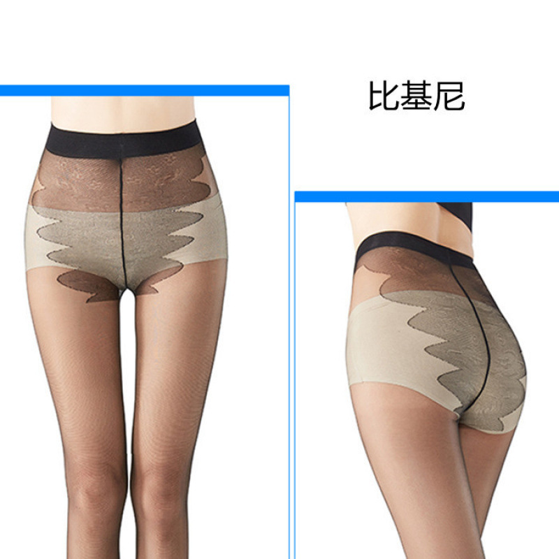 ストッキング パンスト 薄手 バイアスカット バイオレットカット Tカット バタフライカット ノンスリップ レディース レギンス タイツ|undefined
