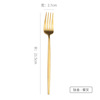 L Black Gold Portuguese Western Restaurant and fork spoon Retro tavern tableware Nordic wind tableware stainless steel spoon fork chopsticks