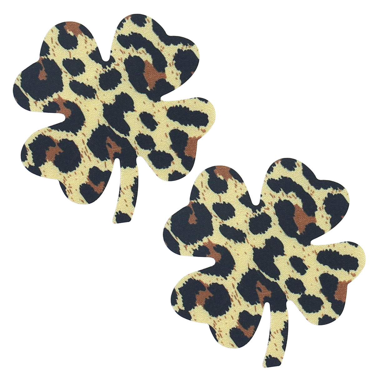 옐로우 호피무늬 [클로버 젖꼭지 가리개]