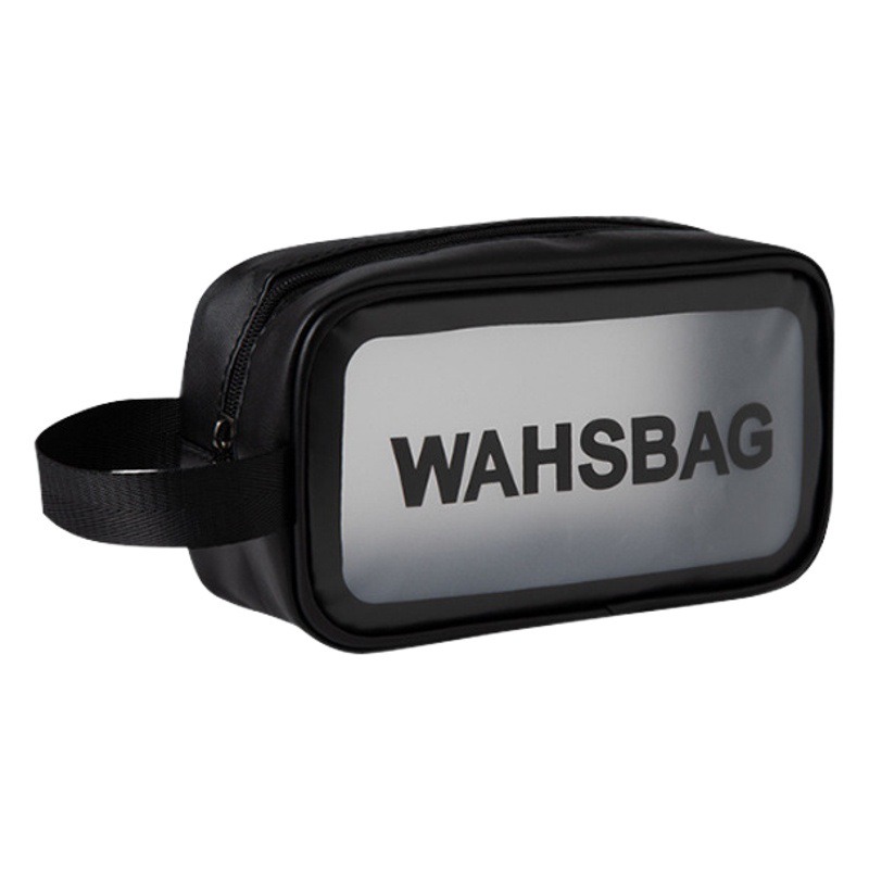 Portable portable frosted transparent waterproof wash storage bag Korean-style large capacity travel cosmetic bag dustproof storage bag