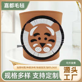 大象毛毡收纳筐儿童玩具收纳筐居家好物杂物收纳桶脏衣篓收纳筐