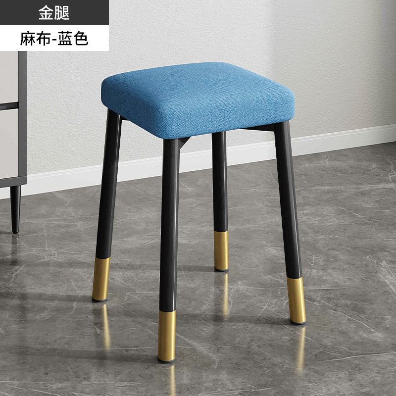 Taburetes sala de estar casera taburetes taburetes de comedor taburetes metálicos taburetes de comedor modernos taburetes de comedor simple taburetes de asiento