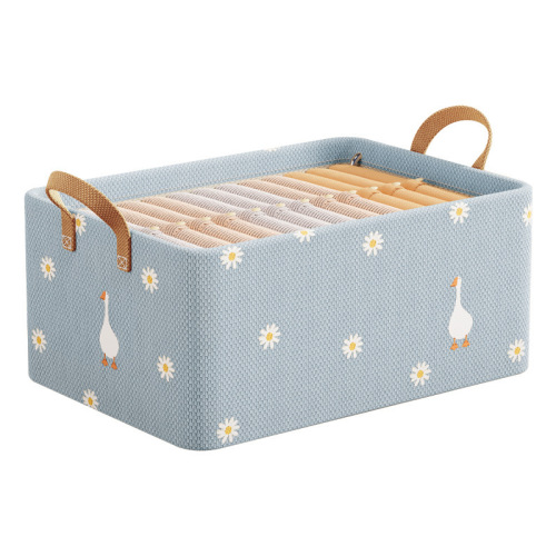 Oxford cloth duck storage box large-capacity moisture-proof clothes and pants storage box home wardrobe folding storage box