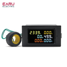 D69-2058 交流電壓電流頻率電能功率功率因素多功能六顯示儀表