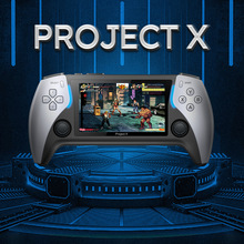 外贸跨境新款PROJECT X掌上游戏机PS1高清街机支持双人对战双手柄