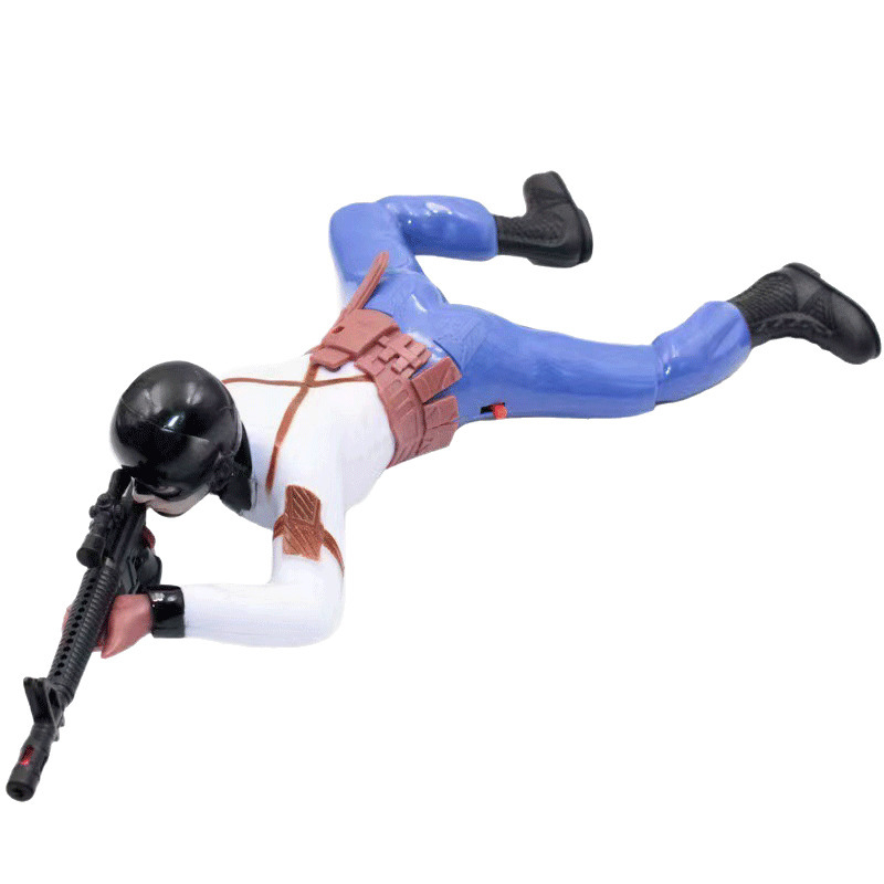 Douyin 電動同じスタイルのクローラー戦士漫画銃撃人形発光音楽おもちゃ男の子小さなおもちゃ卸売|undefined