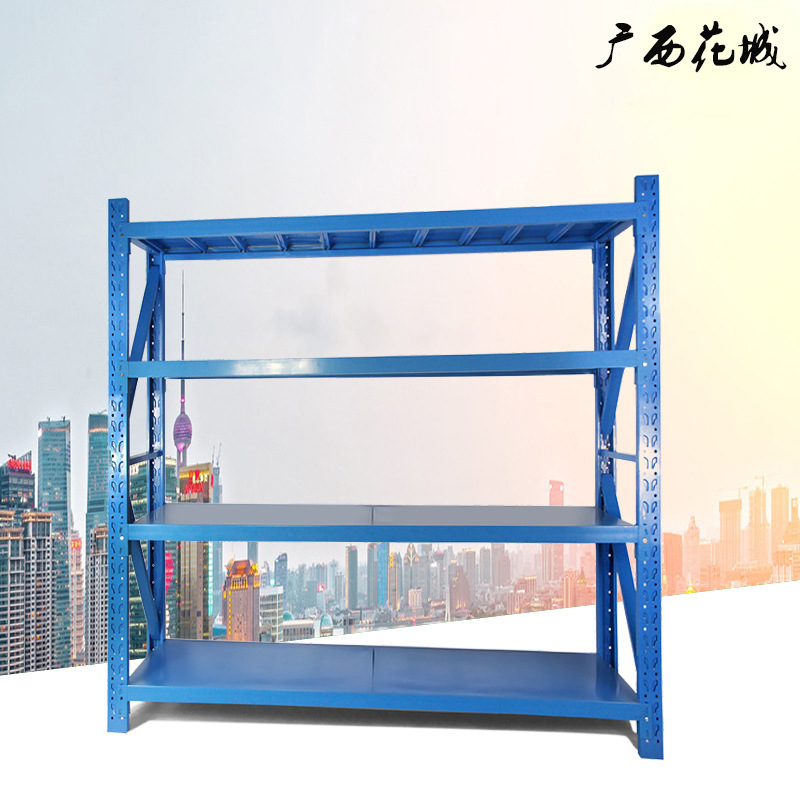 货架仓储展示架家用仓库置物架小铁架子货物架收纳库房陈列架