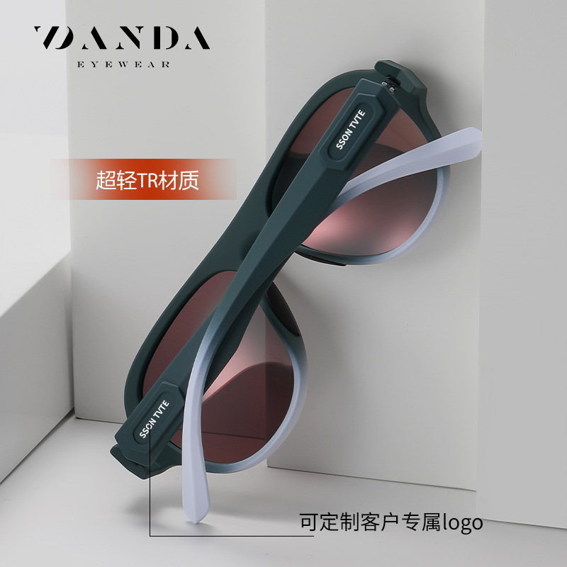 Lente polarizada TR de venta caliente transfronteriza S11113 Gafas de sol de tiro callejero para hombres de dos colores de moda Gafas de sol polarizadas para conducción al aire libre