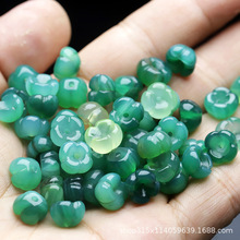 巴西玛瑙玉髓DIY葫芦吊坠手工雕刻耳坠饰品厂家直销半成品配饰