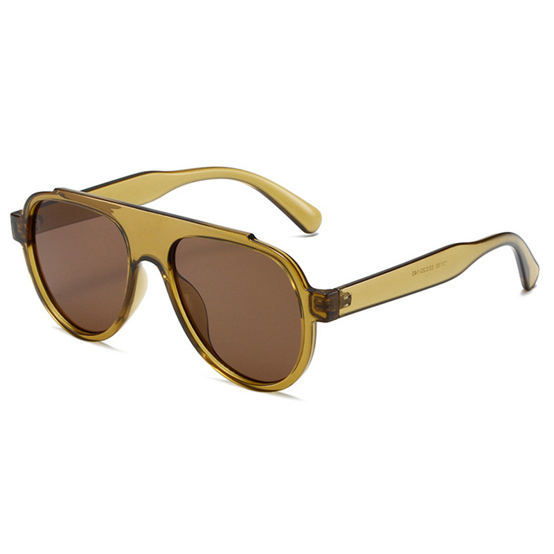 Espejo de sapo de marco grande europeo y americano transfronterizo para hombres y mujeres 2024 nueva tendencia y moda de ciclismo al aire libre gafas de sol anti-ultravioleta