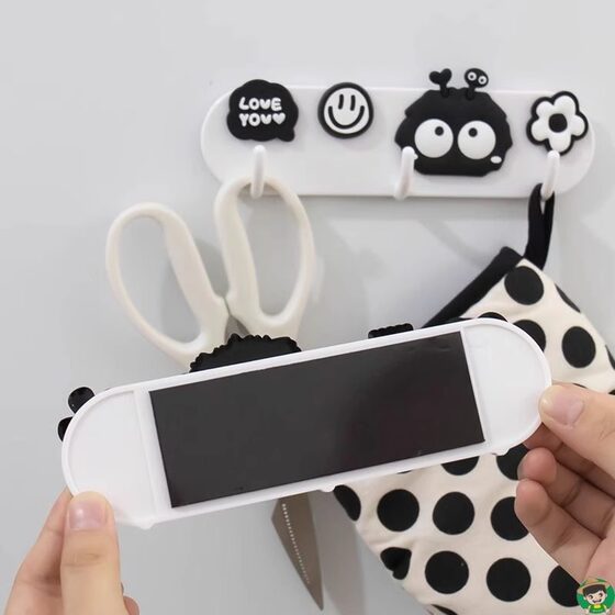 Magnetic Hook Punch-free Home Refrigerator Door Rear Creative Sundries Storage Hook Bedroom Multi-function Wall Finishing Hook