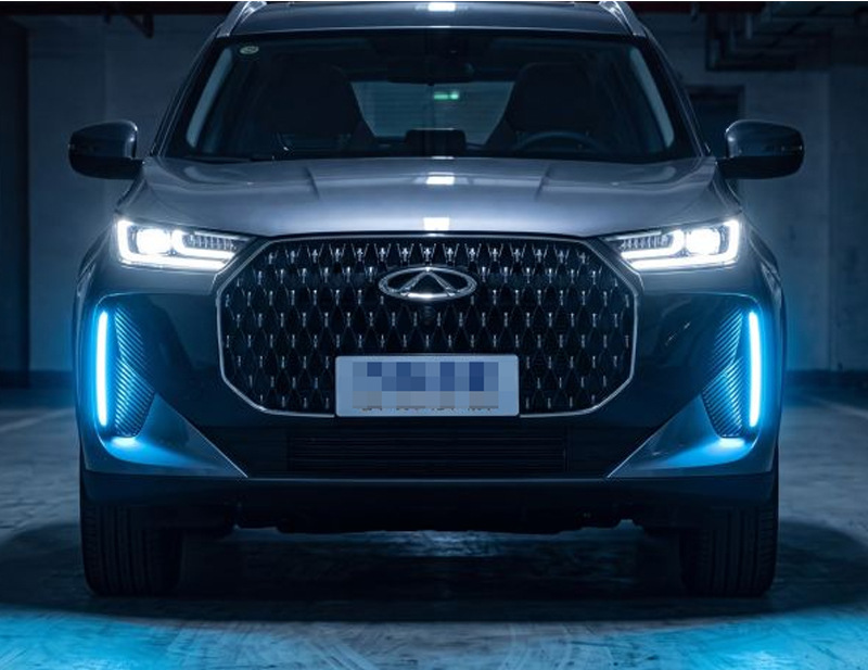 Suitable for 25-26 models of Chery Tiggo 7plus daytime running lights TENET T7 2025 modified LED front bumper lights