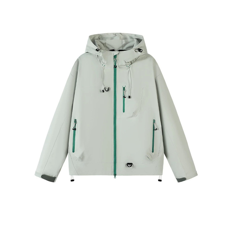 Outdoor Mountaineering Clothing, Men's and Women's Jackets, Spring and Autumn Casual Loose Large Size Hooded Couple's Cycling Clothing, Trendy Outdoor Mountaineering Clothing, Men's and Women's Jackets, Spring and Autumn Casual Loose Large Size Hooded Couple's Cycling Clothing, Trendy