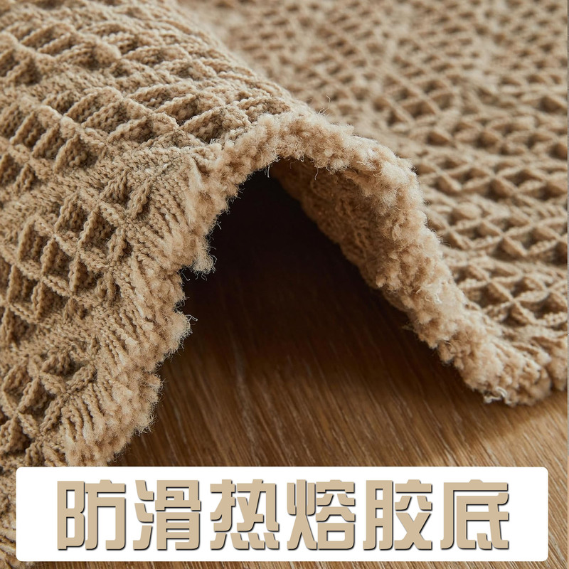 Cross-Border Waffle Bathroom Woven Checkered Floor Mat Absorbent Towel Household Toilet Shower Room Door Absorbent Carpet