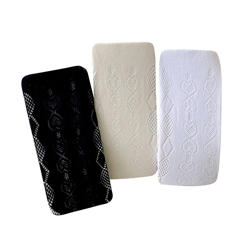 Primavera y verano Lolita chica medias diamante encantador jacquard adelgazamiento encaje hueco malla sexy pantyhose calcetines de red