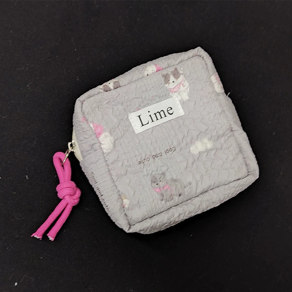 Lime Red Hat Dog's Ashes Found Bag