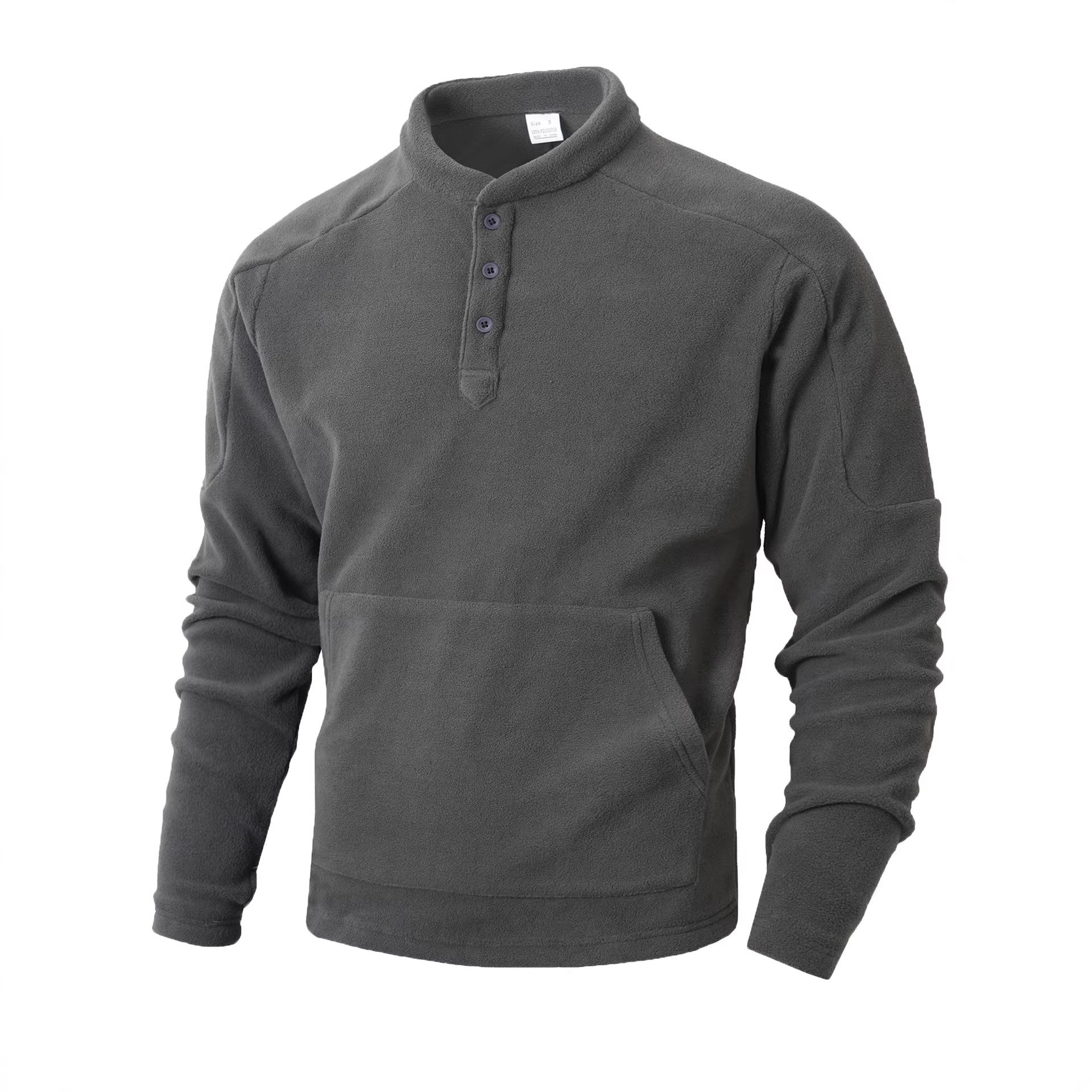 Nuevo tamaño transfronterizo europeo versátil otoño y invierno nuevo comercio exterior delgado manga larga cuello vertical personalidad europea y americana suéter casual hombre