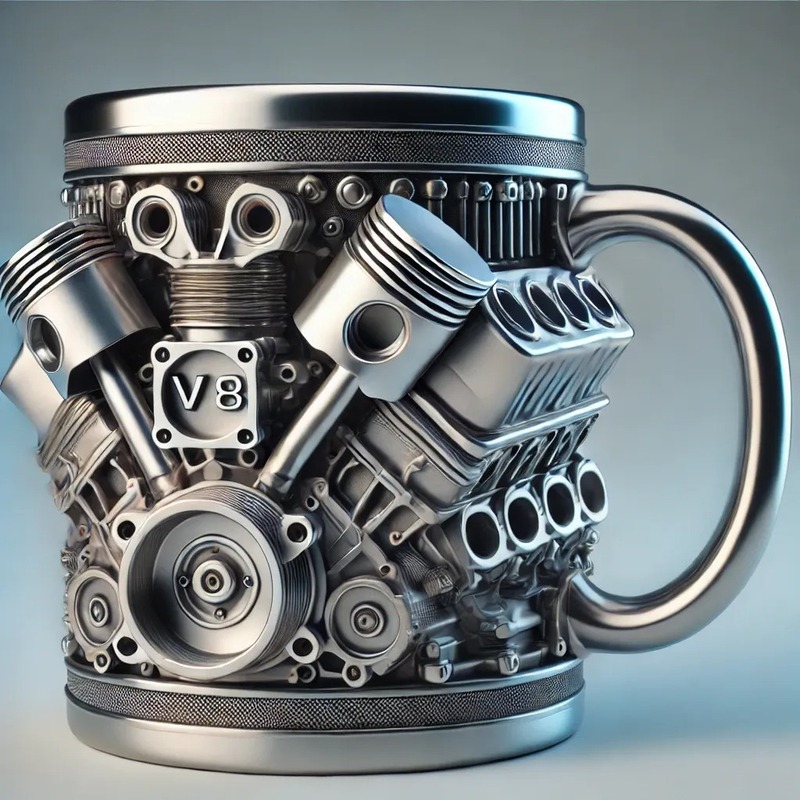 Amazon Creative New Engines ステンレススチールカップ メカニカルエンジン エンジンマグ|undefined