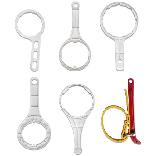 Water purifier 10-inch 20-inch universal front filter bottle wrench membrane shell wrench anti-slip belt wrench water purifier accessories