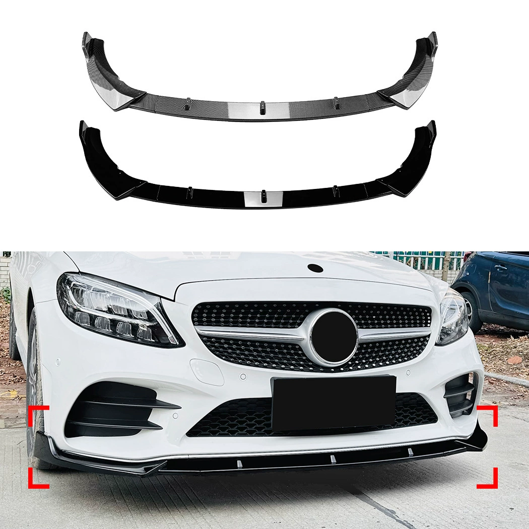 Применимо к Mercedes-Benz C-Class позже W205 C205 S205 2019-2021 AMG передний бампер передняя губа Передняя Лопата модификация