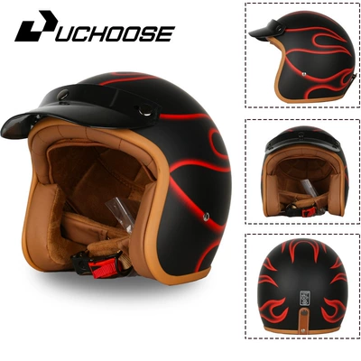 Certified Dot Safety Helmet, Motosiklet kaskı (dəbilqə) - dumb-black-ghost-m