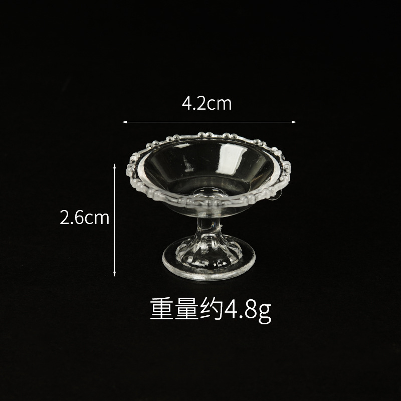 Directo de fábrica simulación alimentos y jugar taza accesorios hechos a mano DIY mini copa vino crema sundae mousse