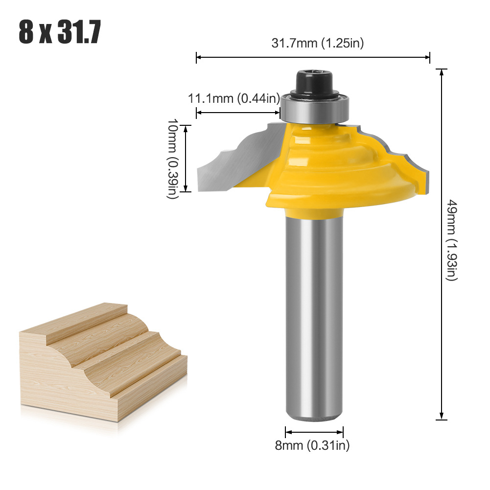 8mm mango línea cuchillo cortador de encaje línea cuchillo gabinete puerta panel carpintería cuchillo Gong cuchillo