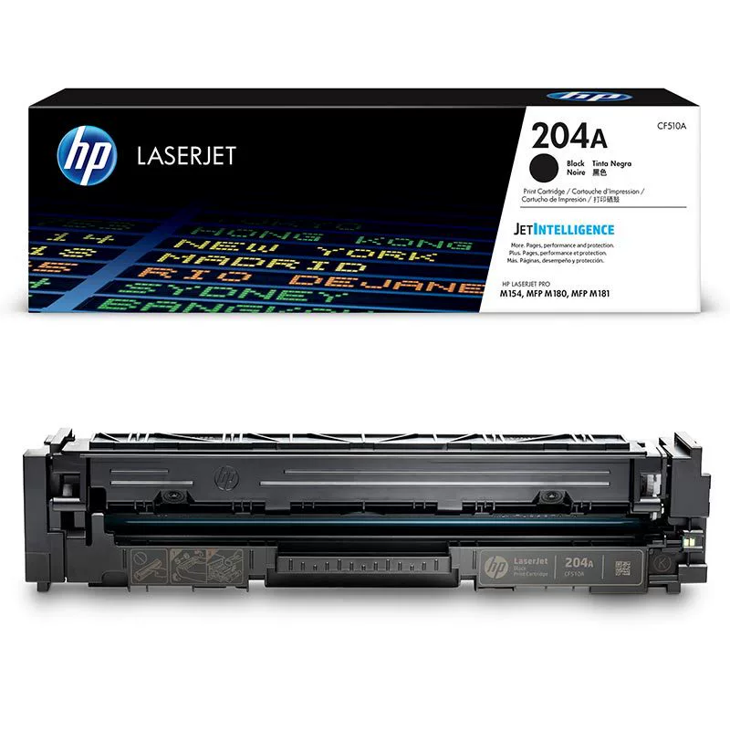 HP, genuine printer, 204A, 154A, 510A