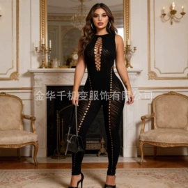 女士连体裤;连衣裙;时尚休闲套装