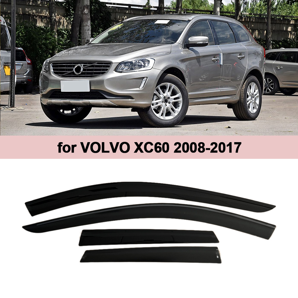 Volvo For Volvo VOLVO XC60 2008-2017 Window Visor Rain Guard (Rain shield) - for-volvo-xc60-2008-20174pcs