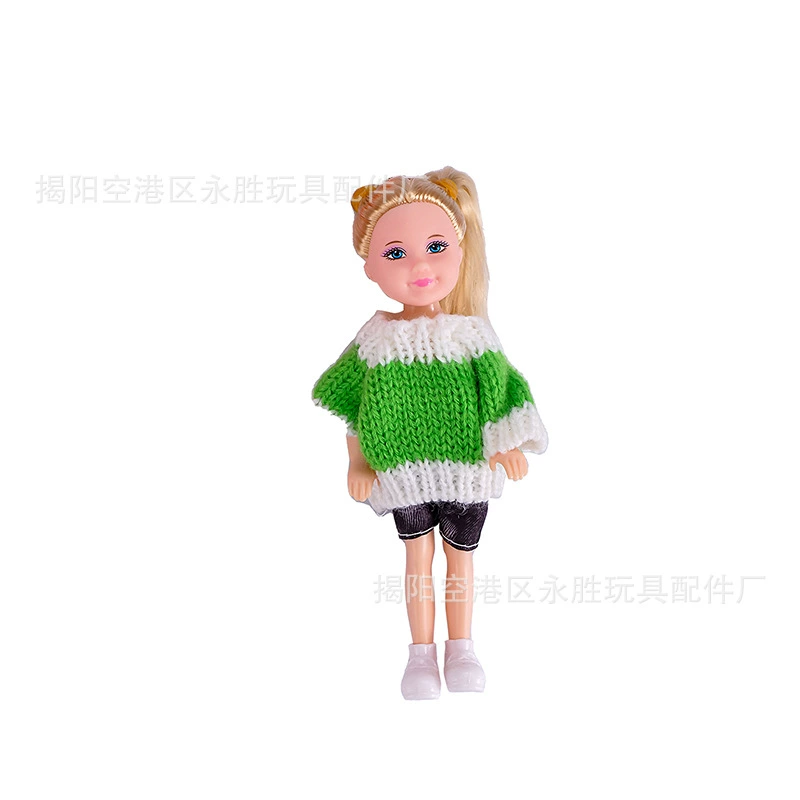 Модная кукла для переодевания, свитер, игрушка, ключи от машины, европейский стиль, 5 дюймов, 14 см