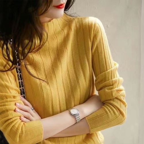 Autumn/Winter Girls Sweater Turtleneck Knitting Women Jumper