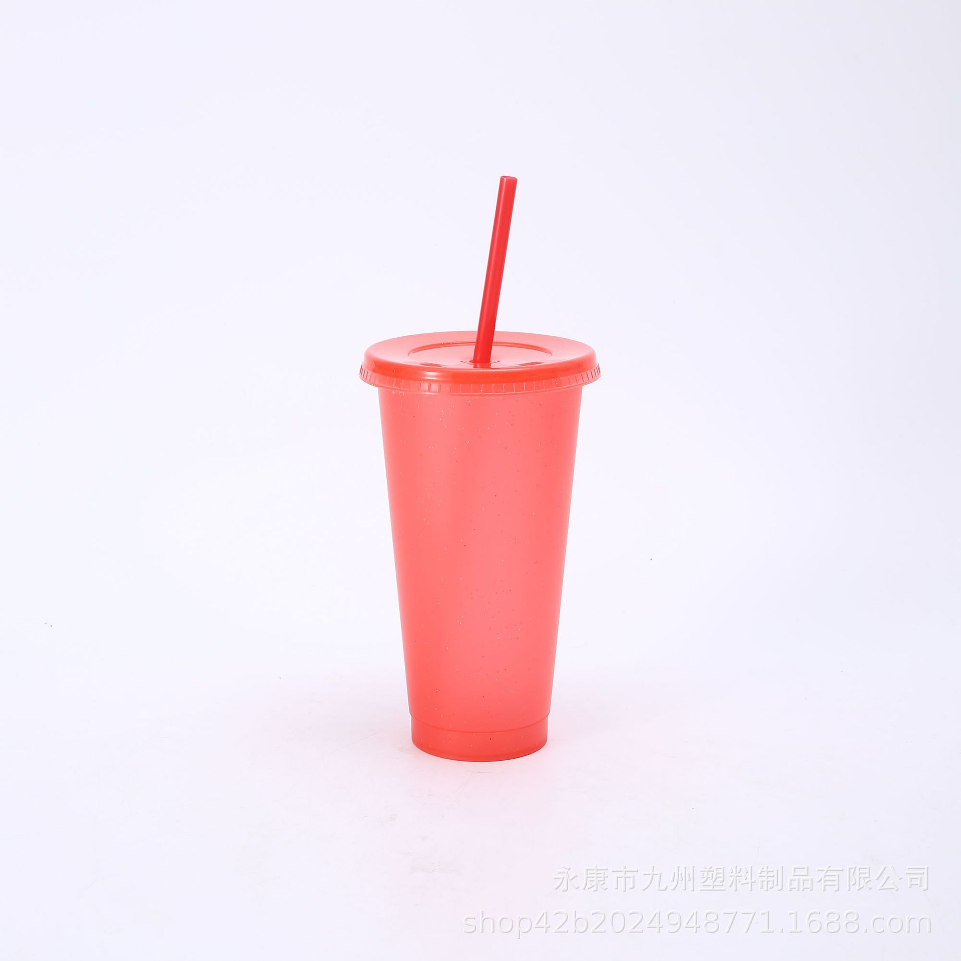 Taza de lentejuelas de brillo de papá estrella caliente transfronteriza de gran capacidad pp taza de pajita de plástico taza de agua de moda al por mayor