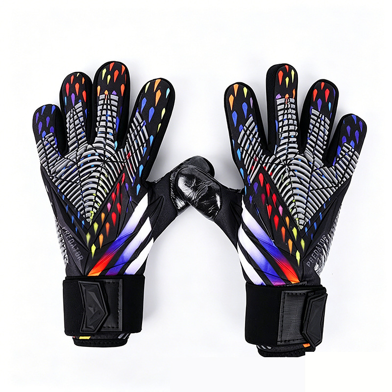 Fábrica directa de guantes de portero de fútbol de látex grueso antideslizante guantes de portero cómodos y transpirables para hombres y mujeres