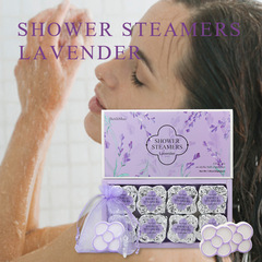 国境を越えた新商品スポット卸売りラベンダー味アロマシャワー片ホテル家庭用shower steamers
